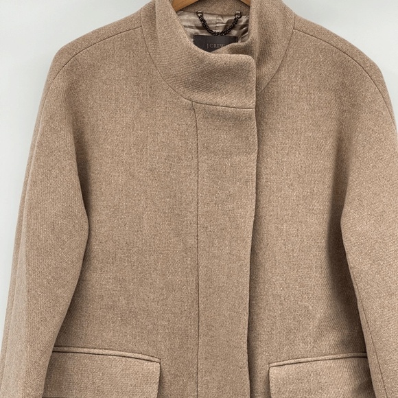 J.Crew Cocoon Coat in Italian Stadium-Cloth - Picture 4 of 5